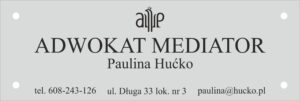 Kancelaria Adwokacka Paulina Hućko