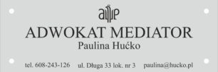 Adwokat Paulina Hućko-Kancelaria Adwokacka w Zgierzu